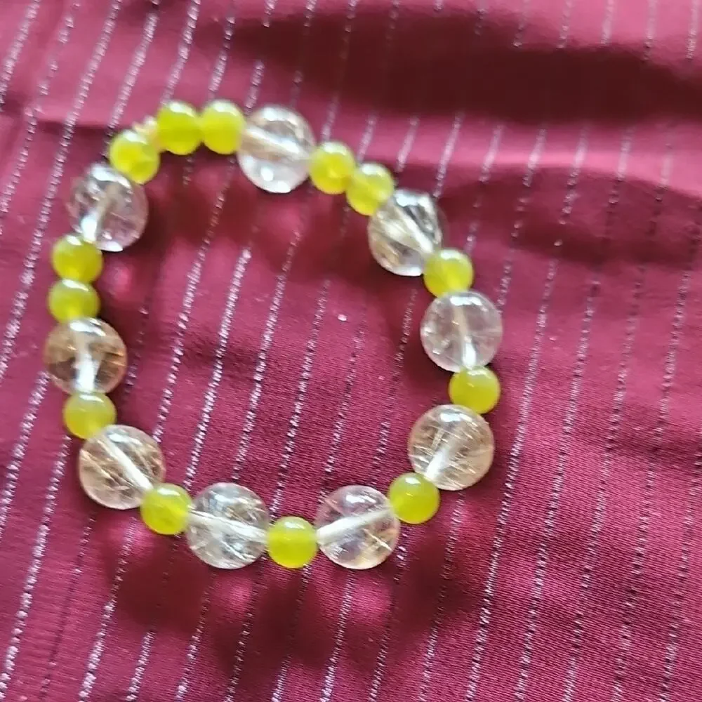 9 Assorted Handmade Beaded Bracelets